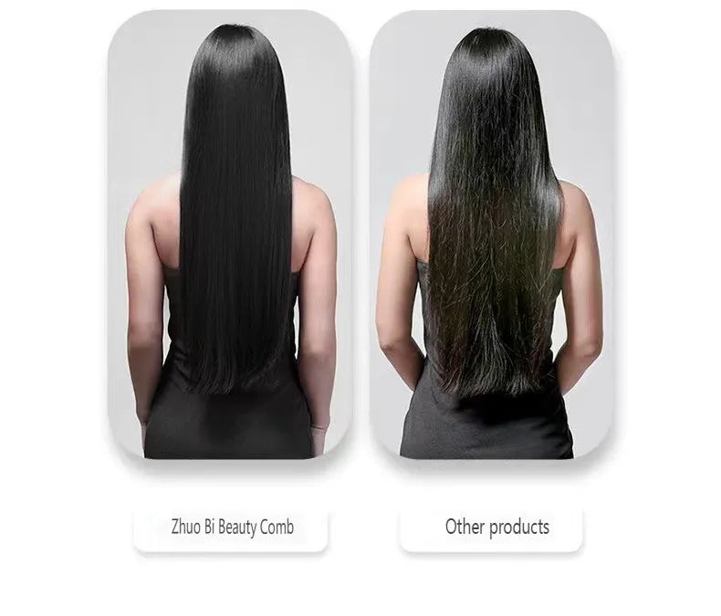 فرشاة شعر ذاتية التنظيف قابلة للدوران